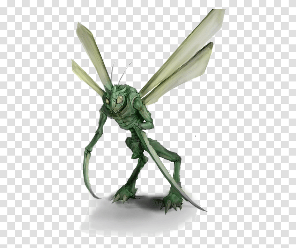 Once Found The Scyther Will Quickly Dismember It With Real Life Pokemon Scyther, Insect, Invertebrate, Animal, Bird Transparent Png