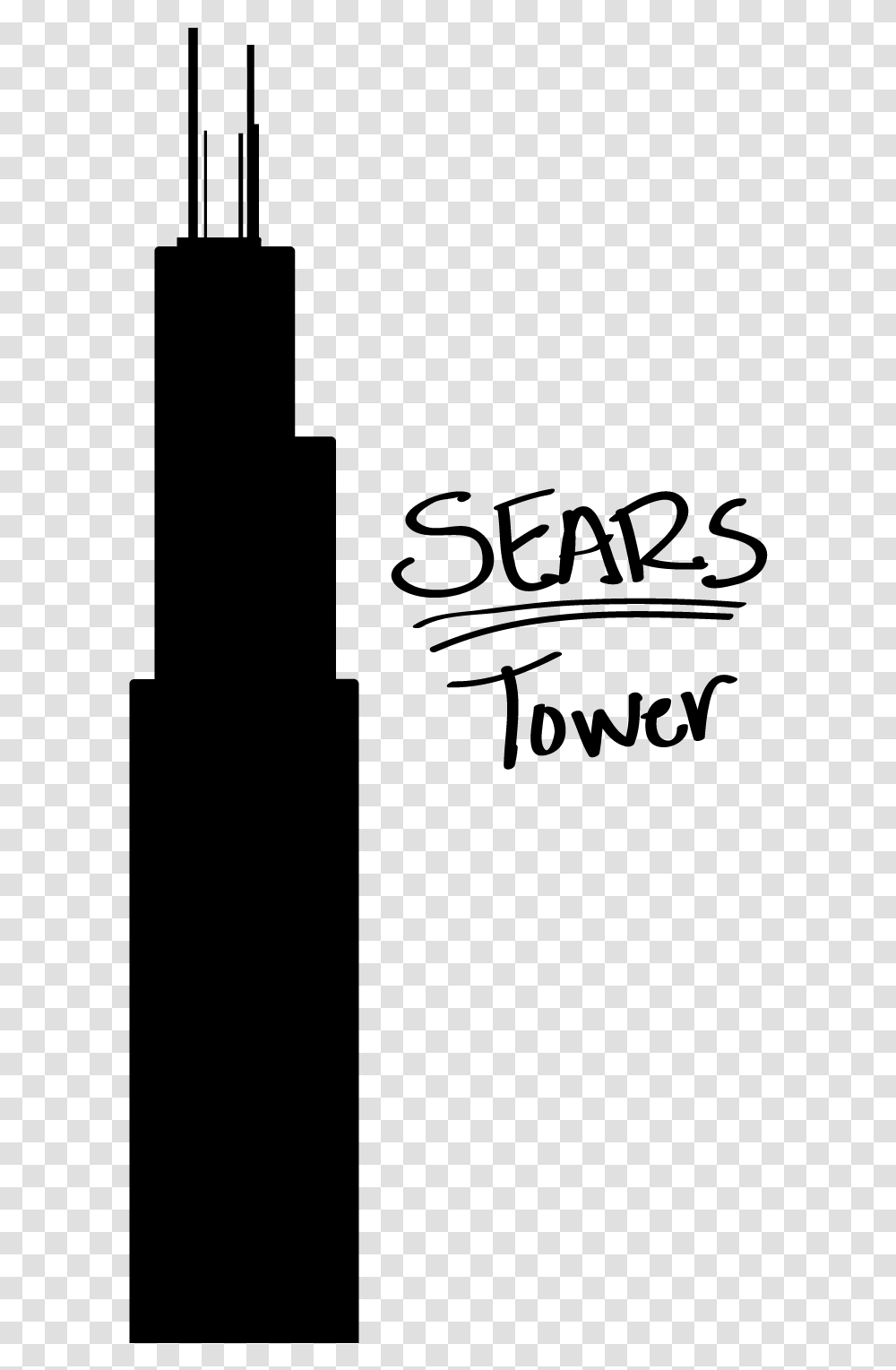 Once The Buildings Were Finished They Were The Tallest Sears Tower Illustration, Gray, World Of Warcraft Transparent Png