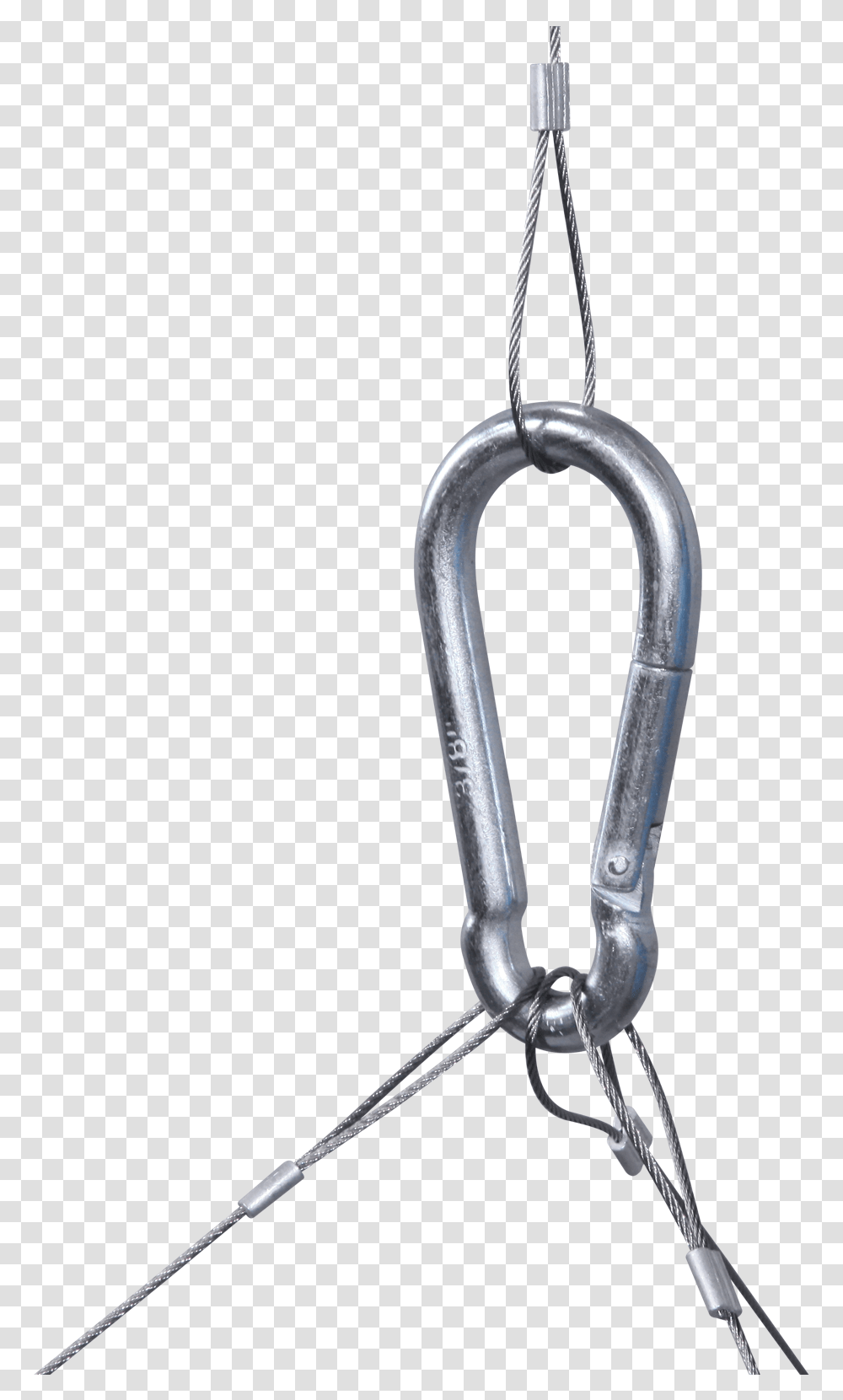 Once The Steel Rope Is Mounted To The Frame Attach Chain, Bow, Sword, Blade, Weapon Transparent Png