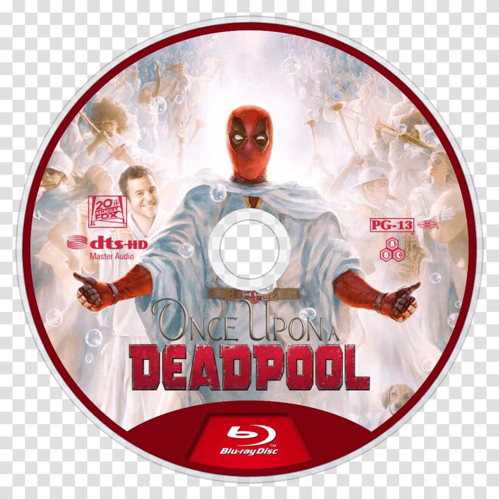 Once Upon A Deadpool Blu Ray, Disk, Dvd, Person, Human Transparent Png