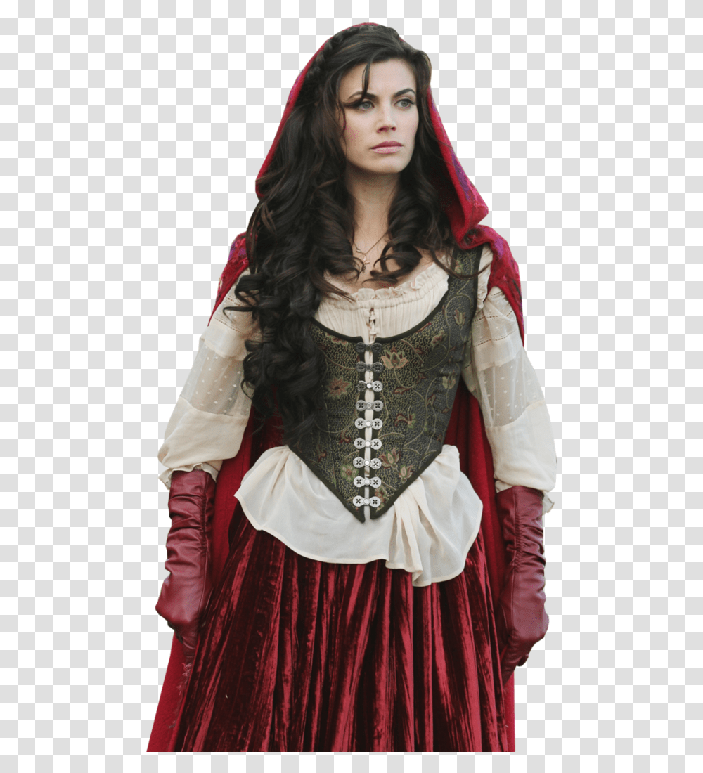 Once Upon A Time Meghan Ory Little Red Riding Hood, Apparel, Costume, Person Transparent Png