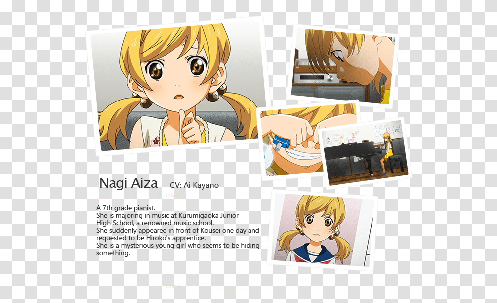 Once We Meet Somebody We Can No Longer Be Alone Your Lie In April Names, Comics, Book, Manga, Person Transparent Png