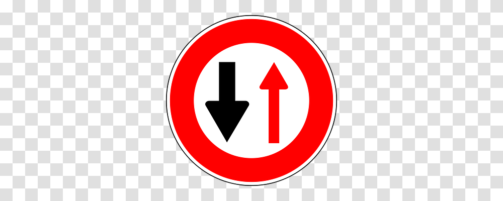 Oncoming Traffic Has Priority Transport, Road Sign, Stopsign Transparent Png