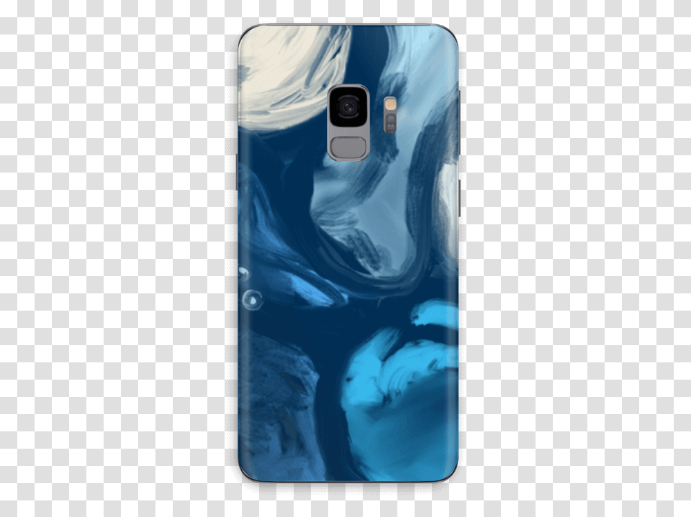 Ondas Azules Vinilo Galaxy S9 Manta Ray, Mobile Phone, Electronics, Cell Phone, X-Ray Transparent Png