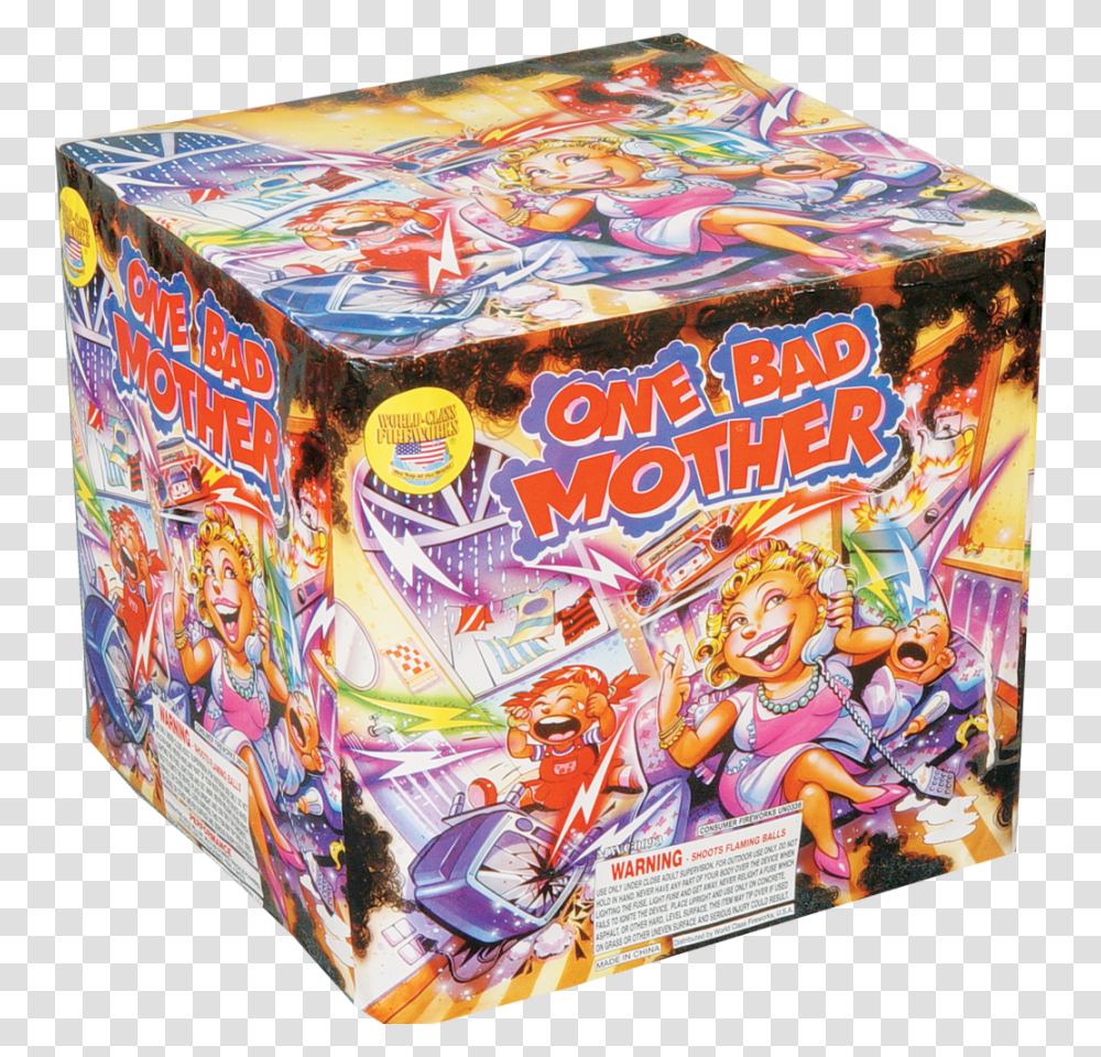 One Bad Mother Firework, Person, Outdoors, Box, Nature Transparent Png