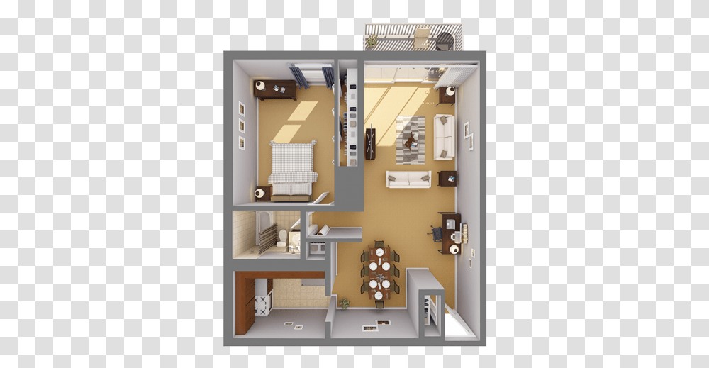 One Bedroom Apartments In Rockville Floor Plan, Diagram, Plot Transparent Png