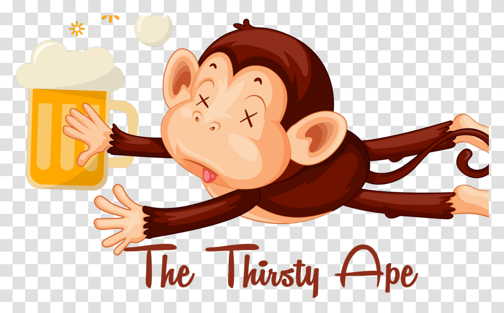 One Beer Often Leads To Another Animated Dead Monkey, Cupid Transparent Png