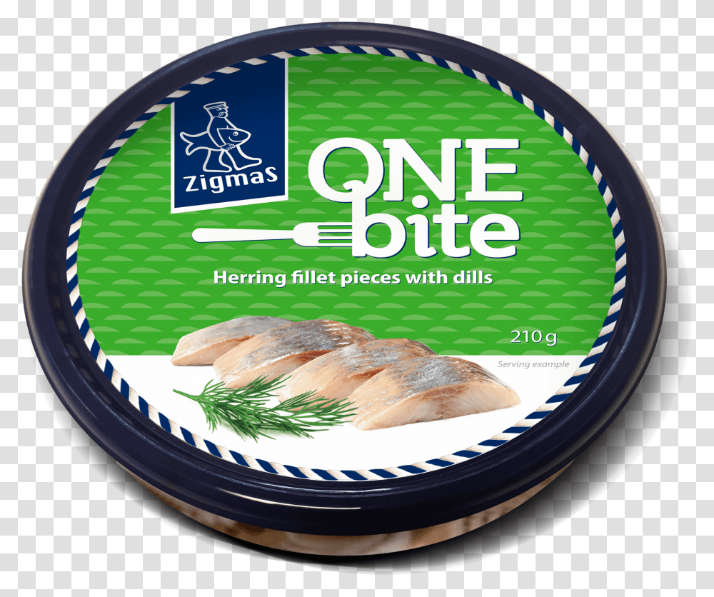 One Bite Herring Fillet Pieces With Dills Zigmas One Bite, Food, Bird, Animal, Birthday Cake Transparent Png