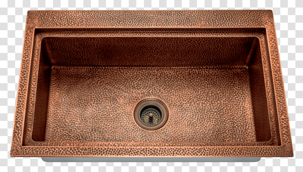 One Bowl Drop In Copper Kitchen Sink Download Copper Sink, Rug, Double Sink Transparent Png