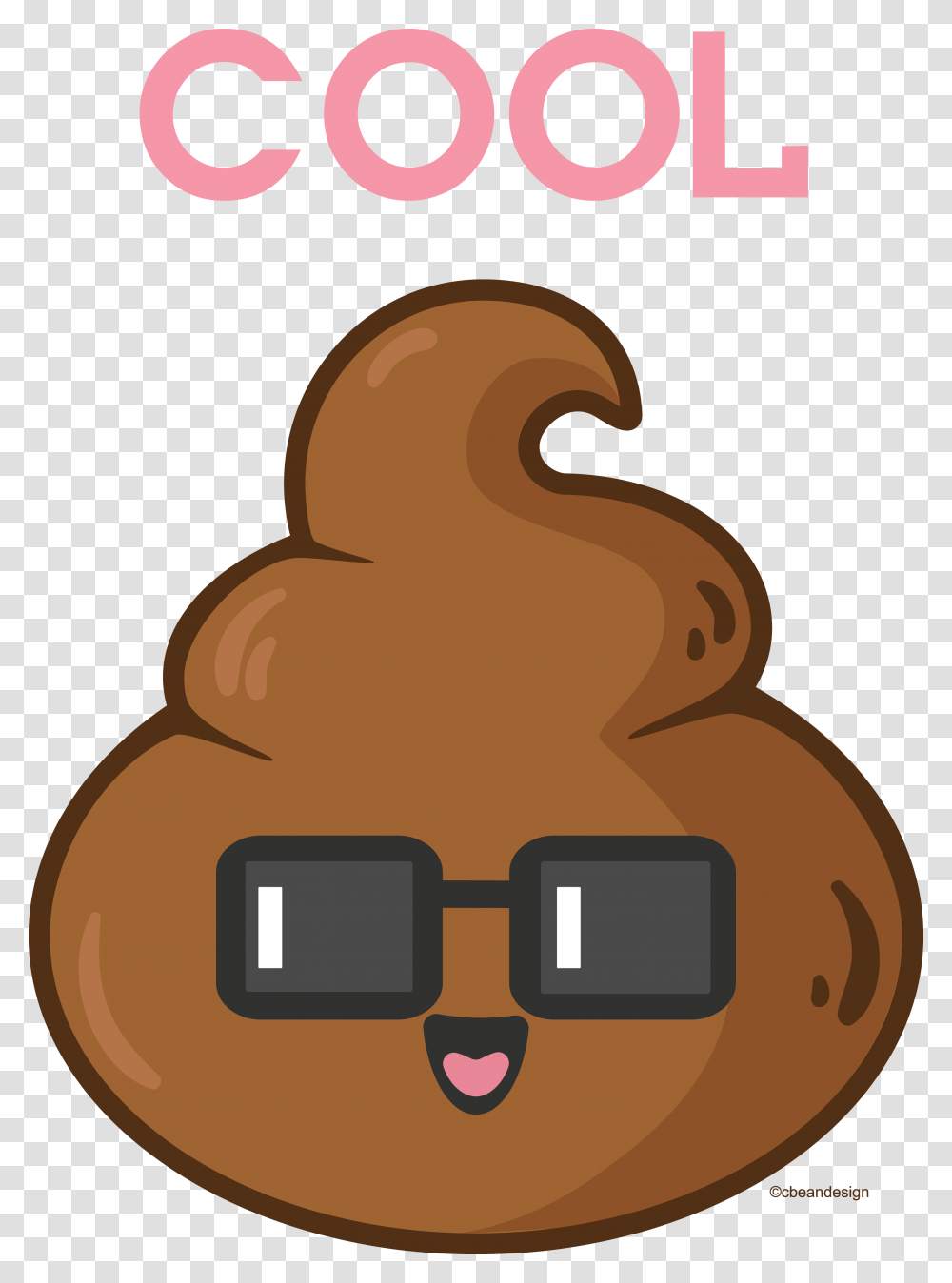 One Cool Poo Tootie Poop Emoji Emoji And Cool Stuff, Sweets, Food, Cookie Transparent Png