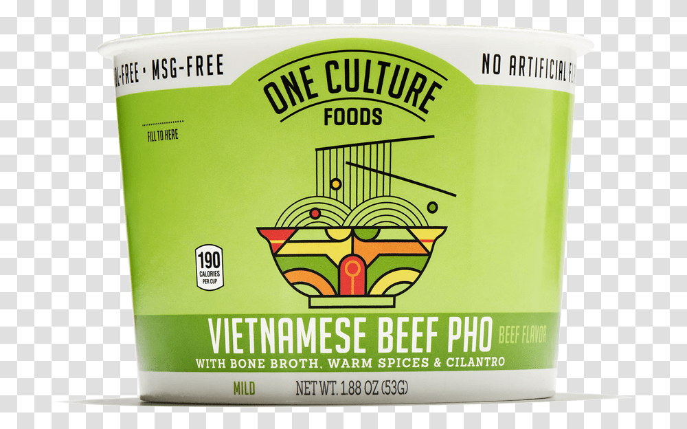 One Culture Vt Beef Front Box, Label, Plant, Food Transparent Png