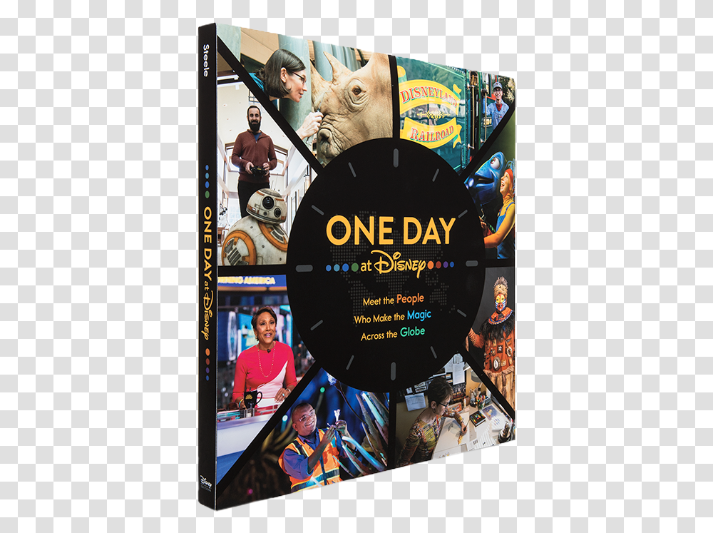 One Day At Disney Book, Person, Poster, Advertisement, Flyer Transparent Png