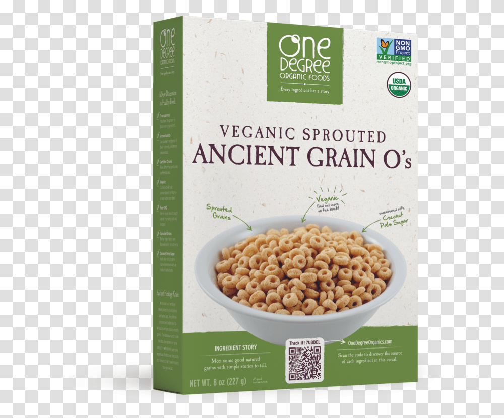 One Degree Organic Foods Sprouted Cereal Khorasan Honey, Plant, Vegetable, Bean, Soy Transparent Png