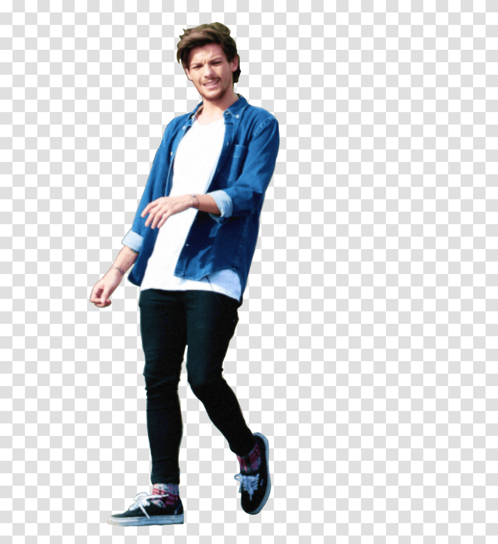 One Direction Louis Tomlinson, Person, Sleeve, Shoe Transparent Png