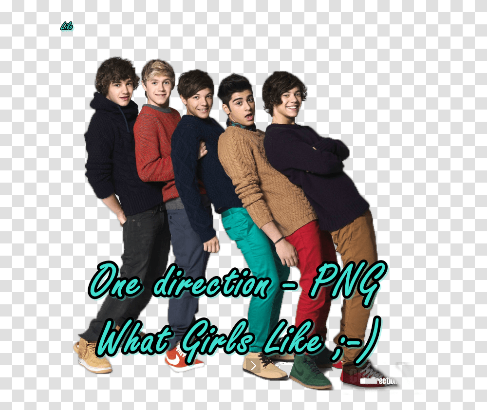 One Direction, Person, Pants, Shoe Transparent Png