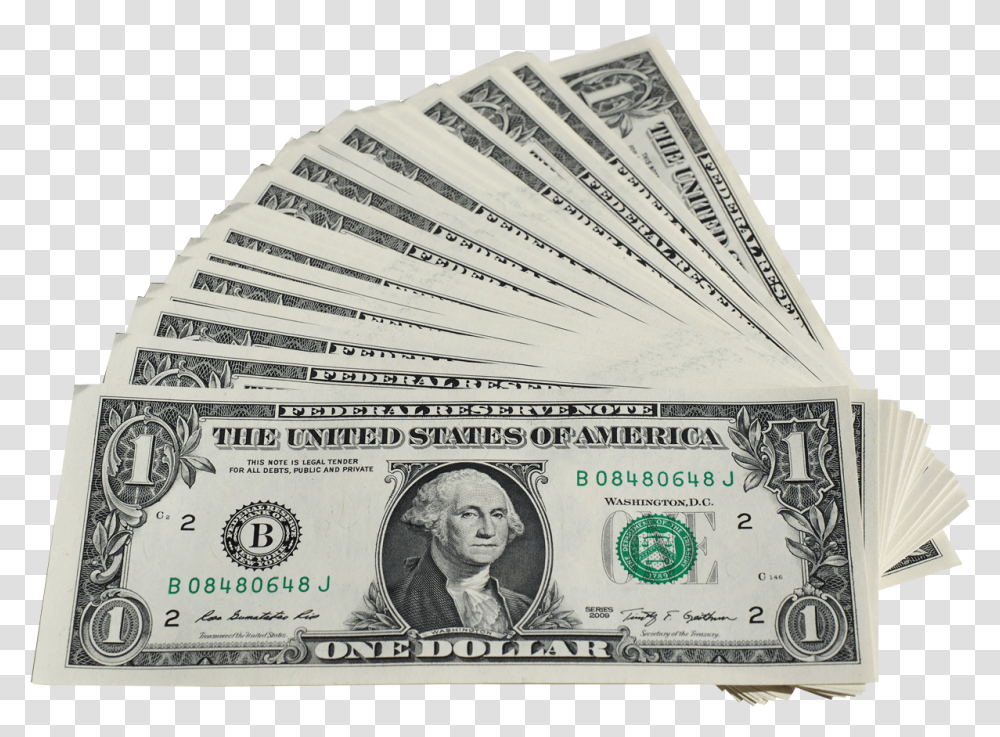 One Dollar Bills, Money, Person, Human Transparent Png