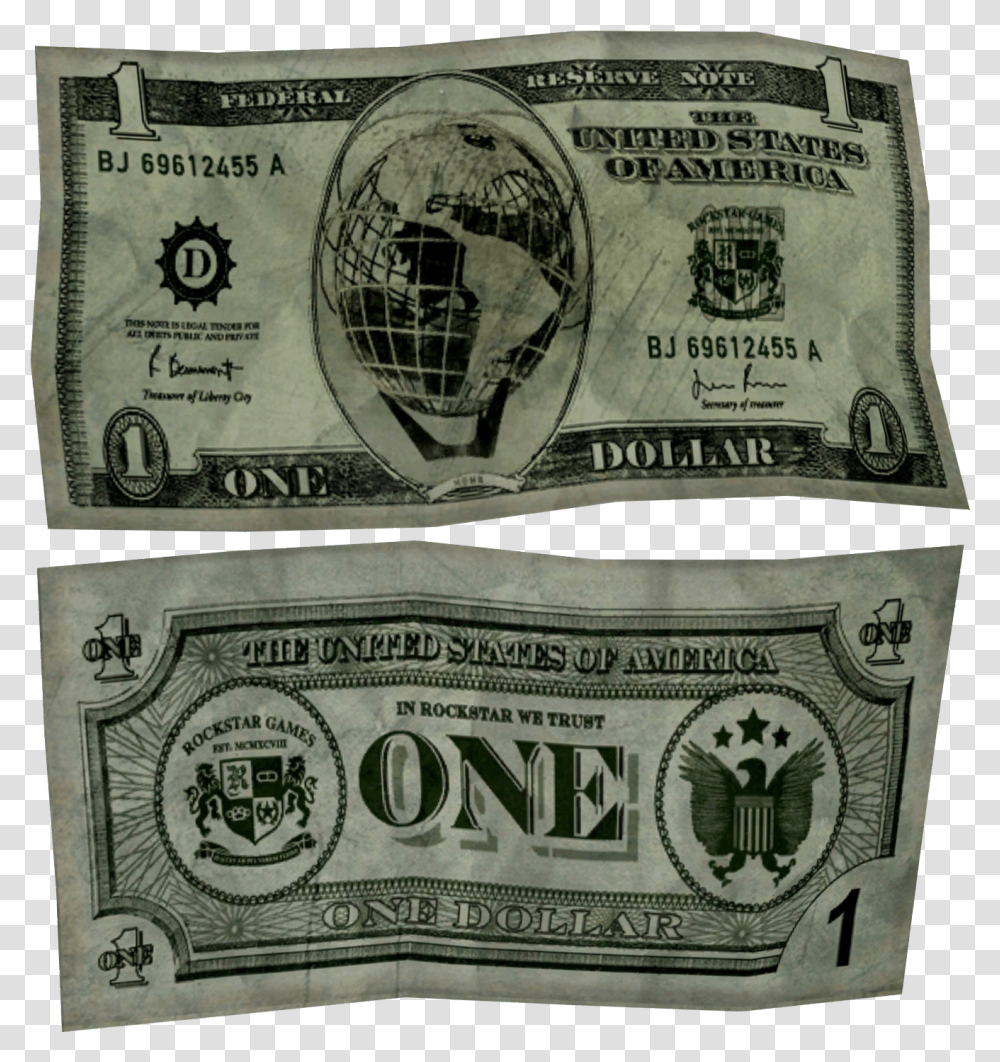 One Dollar Gtav One Dollar Bill, Money Transparent Png