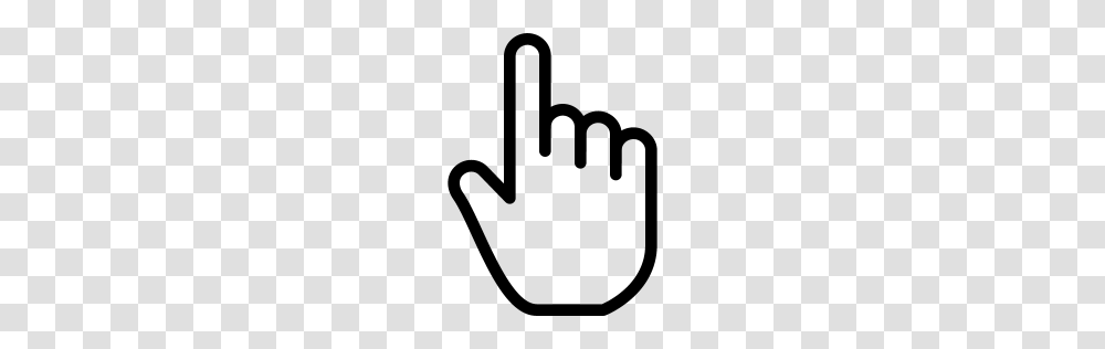One Finger Icon Line Iconset Iconsmind, Gray, World Of Warcraft Transparent Png