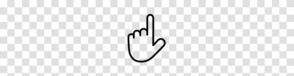 One Finger Pointing Icons Noun Project, Gray, World Of Warcraft Transparent Png