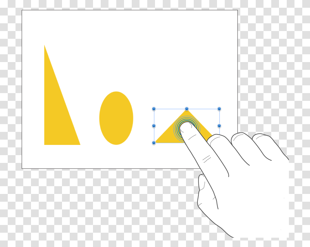 One Finger Tapping A Shape Hand, Plot, Diagram, Label Transparent Png