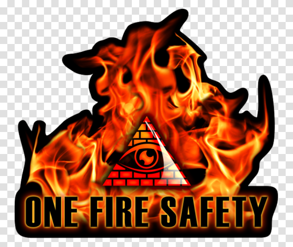 One Fire Safety Flame, Bonfire, Person Transparent Png