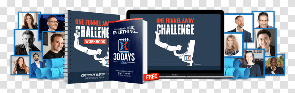 One Funnel Away Challenge Review, Person, Monitor, Screen Transparent Png