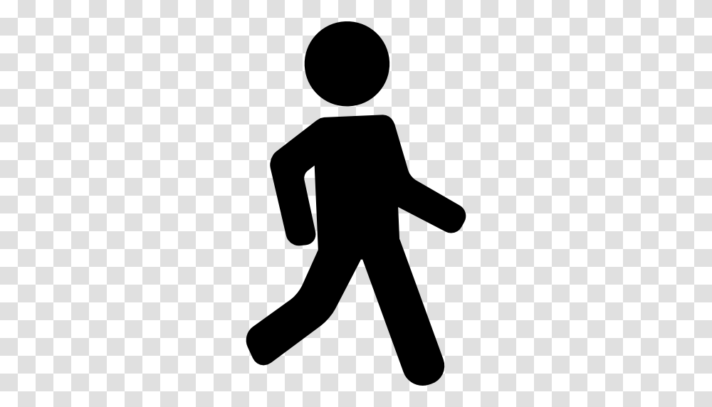 One Man Walking, Person, Human, Pedestrian, Silhouette Transparent Png
