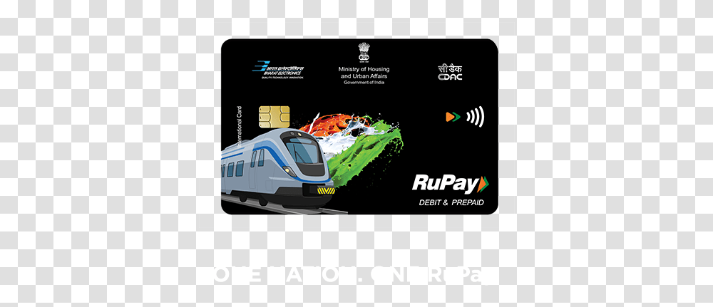 One Nation One Card India, Railway, Transportation, Train, Vehicle Transparent Png