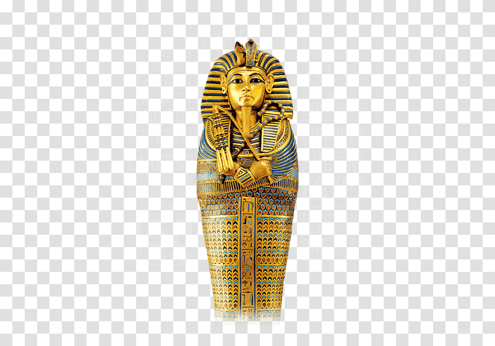 One Of Egyptquots Famed King Tutankhamunquots Golden Sarcophagi King Tut, Poster, Advertisement, Flyer, Paper Transparent Png