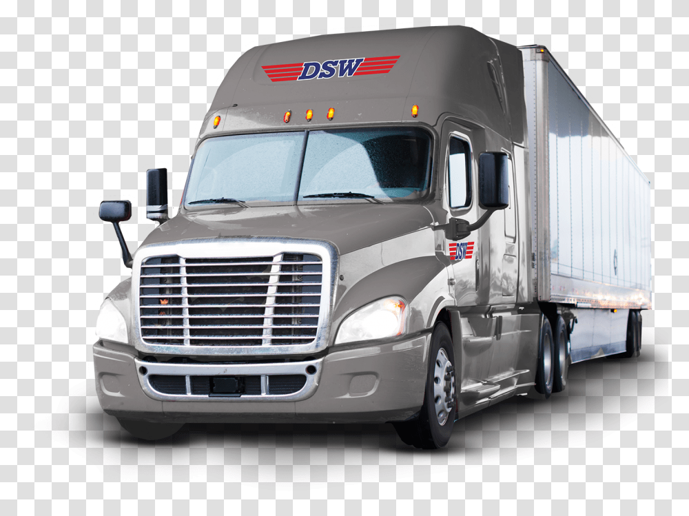 One Of The Semi Trucks You Might Drive With A Dsw Truck, Vehicle, Transportation, Trailer Truck, Van Transparent Png