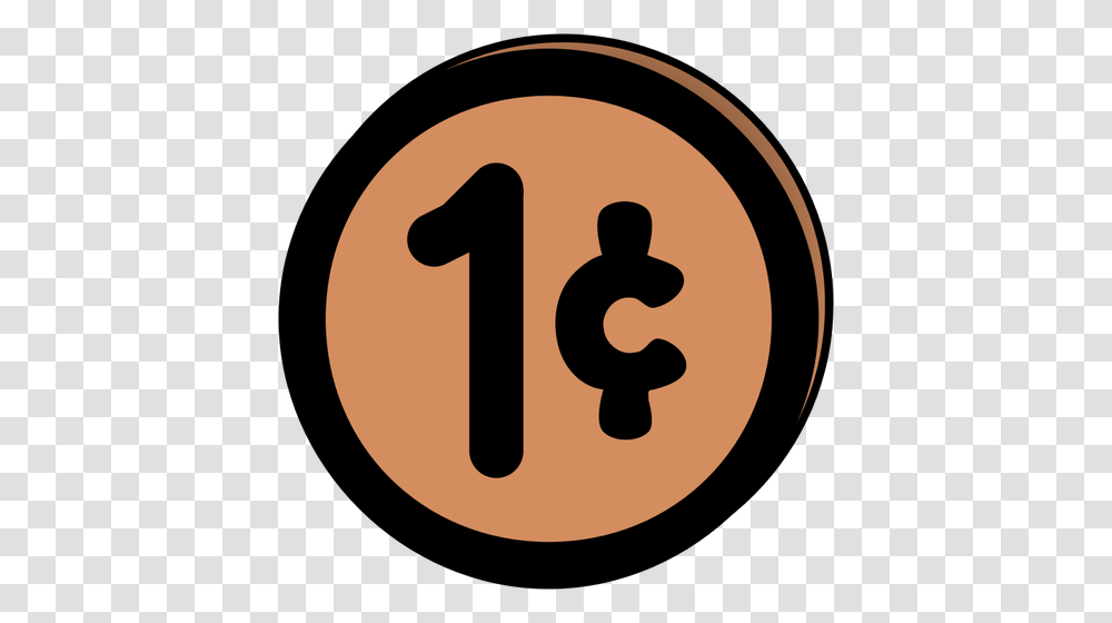 One Penny, Number Transparent Png