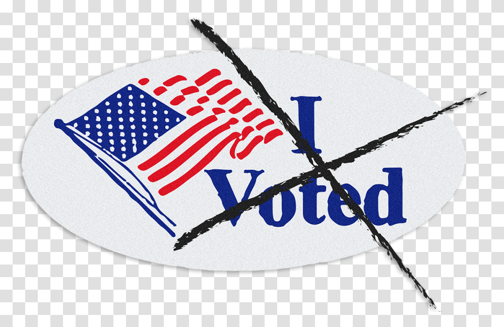 One Person No Vote Voted Sticker Background, Label, Logo Transparent Png