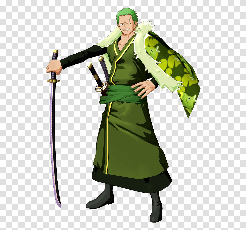 One Piece 15th Anniversary Zoro, Costume, Person, Human, Elf Transparent Png
