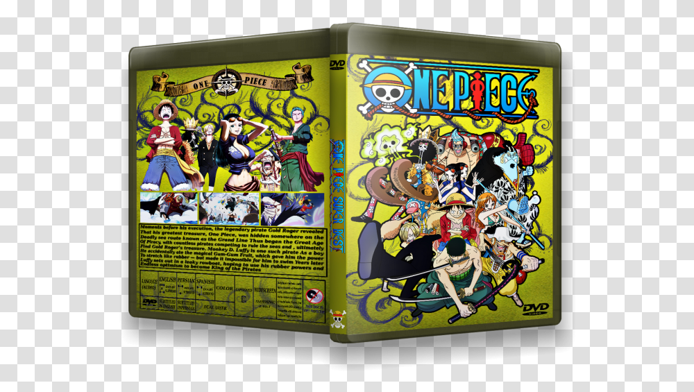 One Piece Box Art Cover, Person, Human, Super Mario, Book Transparent Png