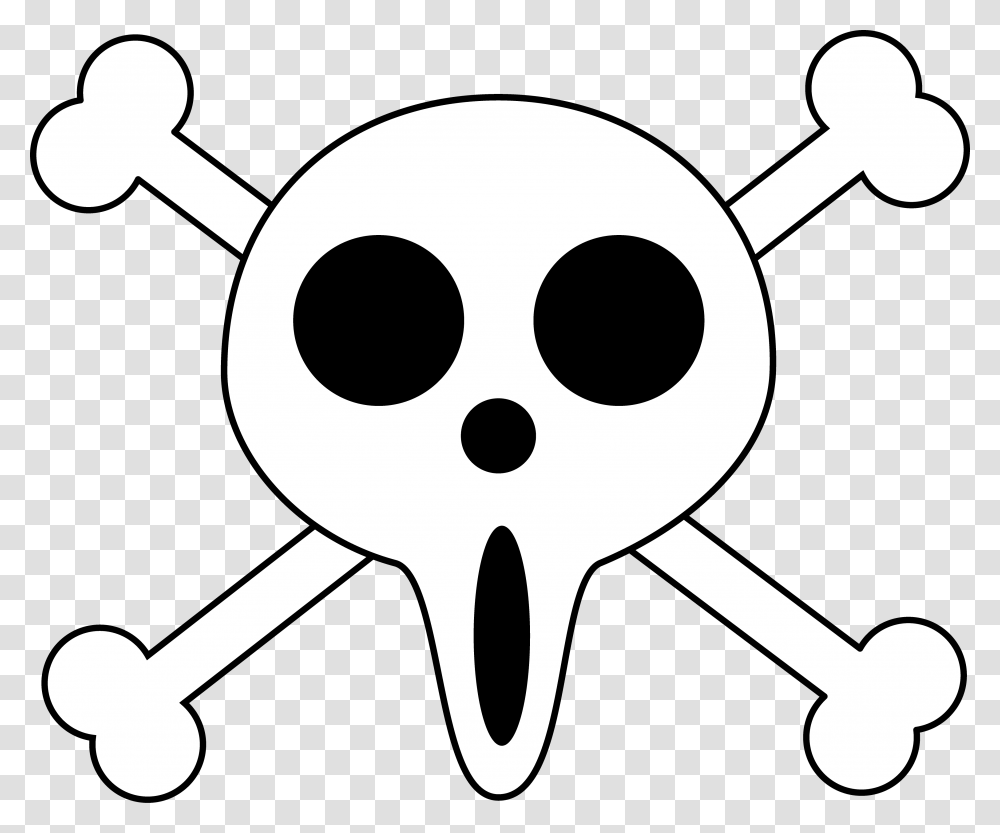One Piece Flag Logo Black And White Custom One Piece Flags, Stencil, Alien, Face Transparent Png