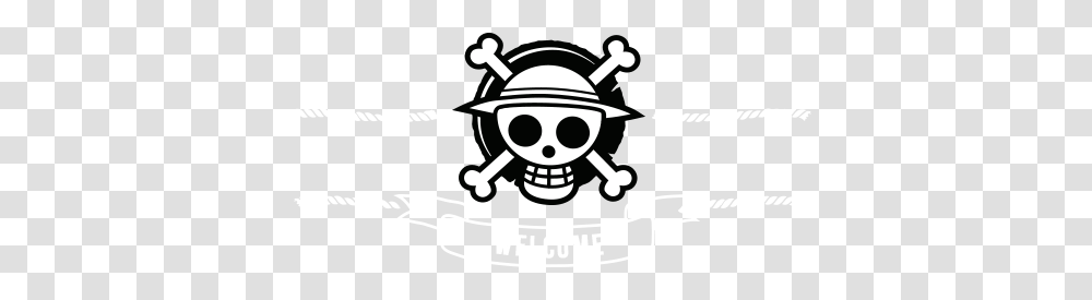 One Piece Logo Black And White Image, Pirate Transparent Png