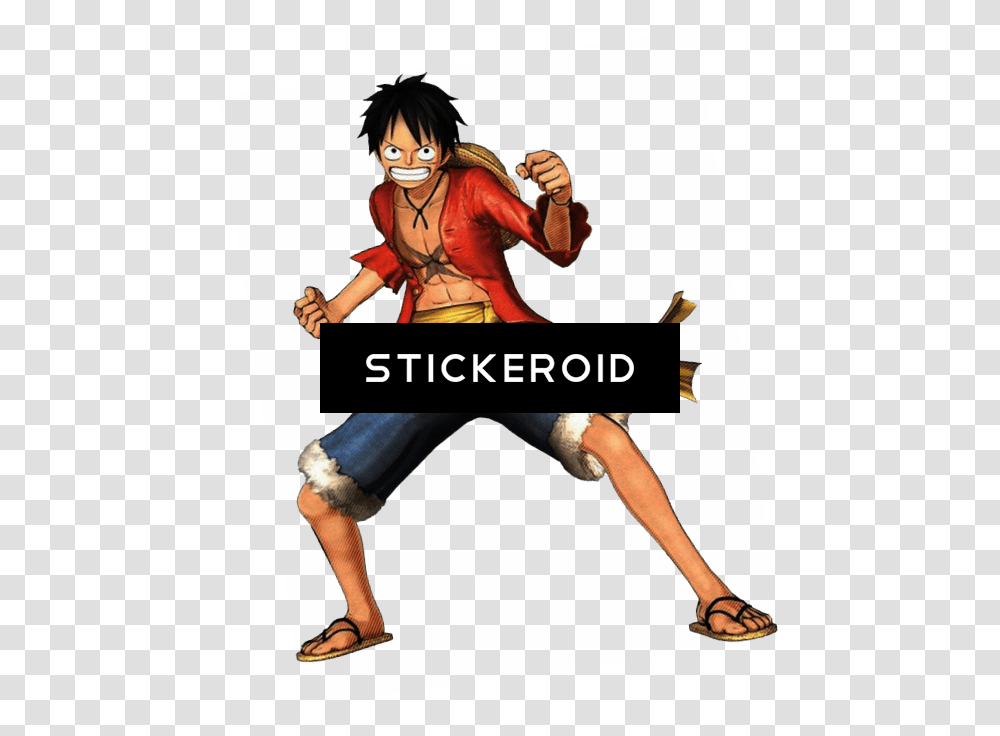 One Piece Luffy Clipart, Person, Human, Comics, Book Transparent Png