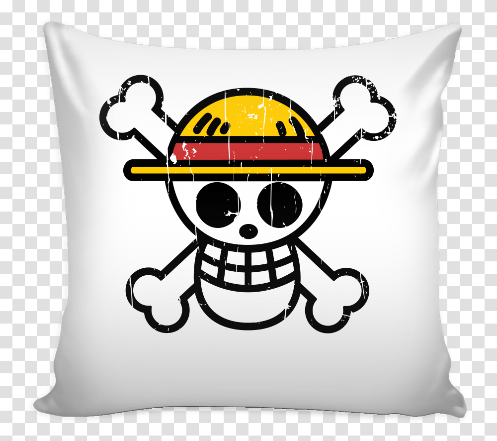 One Piece Luffy Logo, Cushion, Pillow, Bag Transparent Png