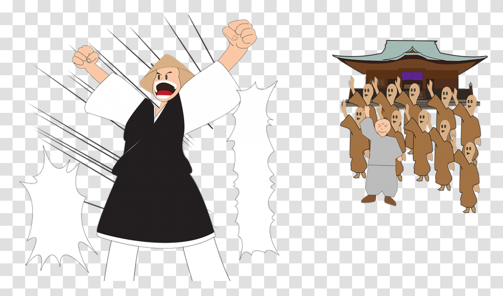 One Piece Monk Anime Japan Buddhist Japanese Monk One Piece, Person, Performer, Comics Transparent Png