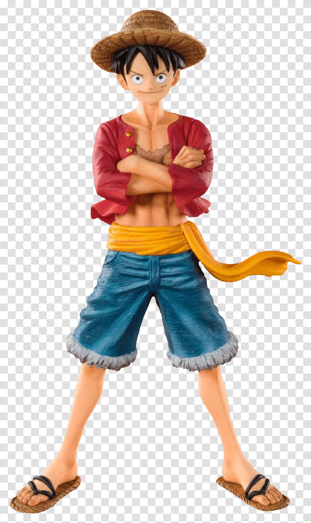 One Piece Monkey D Luffy Figuarts Zero, Person, Human, Apparel Transparent Png