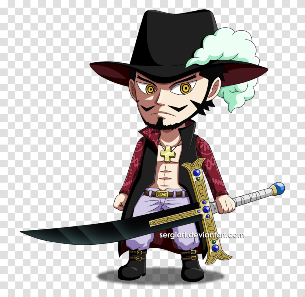 One Piece One Piece Chibi Akainu, Hat, Person, Weapon, Blade Transparent Png