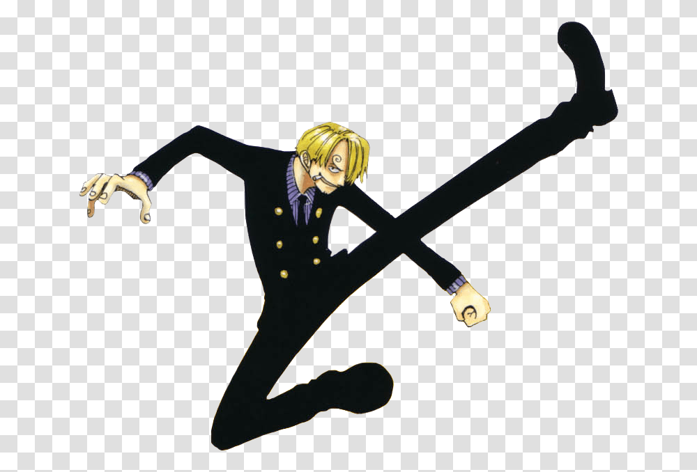 One Piece One Piece Sanji Pre Timeskip, Person, Human, Duel, Weapon Transparent Png