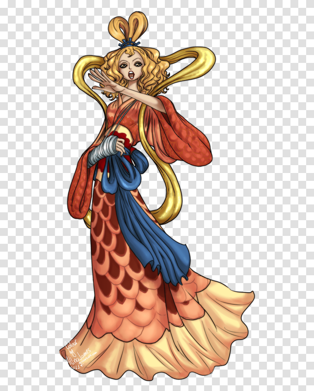 One Piece Otohime Cosplay, Person, Human, Sweets Transparent Png