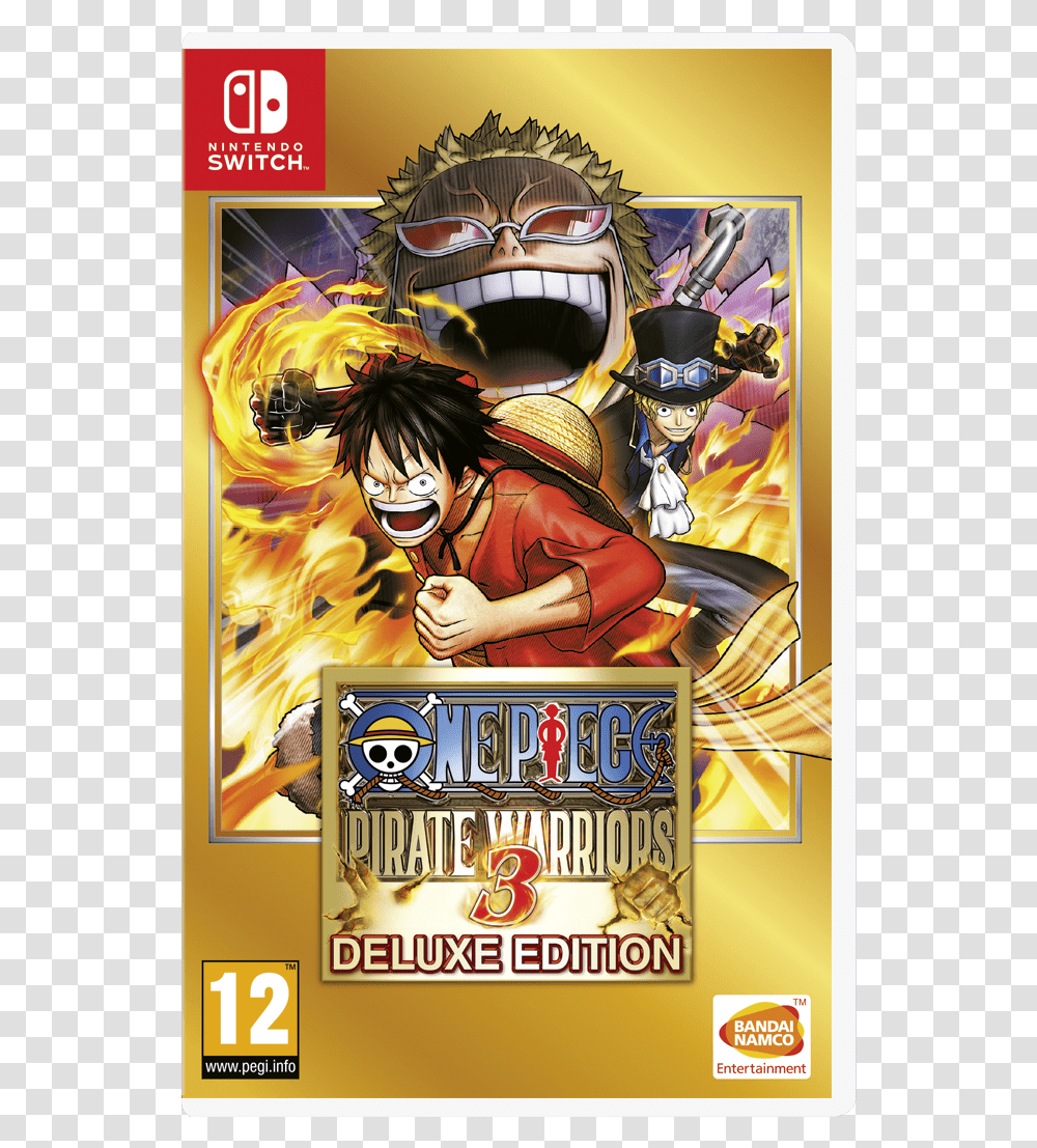 One Piece Pirate Warriors 3 Deluxe Edition Switch, Poster, Advertisement, Person, Human Transparent Png