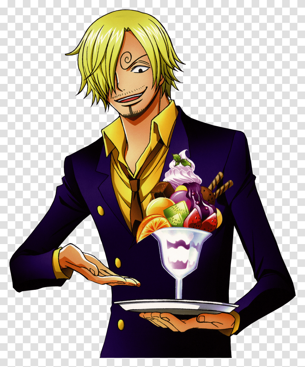 One Piece Sanji Cook, Person, Human, Performer, Plant Transparent Png