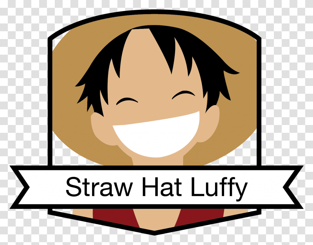 One Piece Straw Hat Luffy Badge Monkey D. Luffy, Label, Sticker, Plant Transparent Png