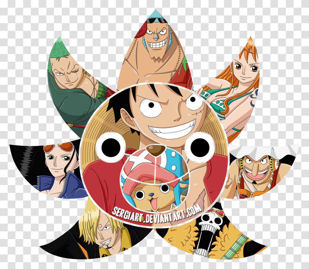 One Piece Sunny Crew, Person, Collage, Poster, Advertisement Transparent Png