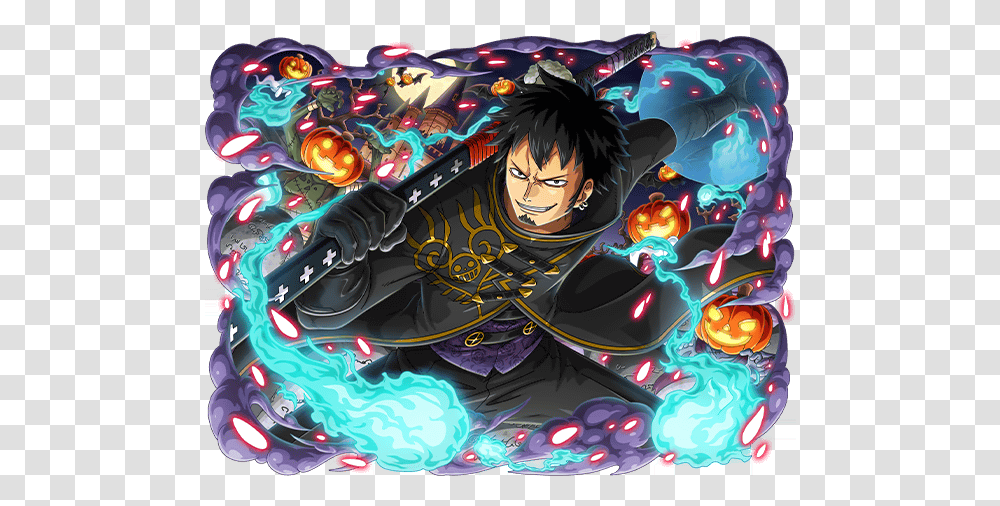 One Piece Treasure Cruise Ot The Dawn Of A New Pirate Era Trafalgar Law Optc Halloween, Manga, Comics, Book, Graphics Transparent Png