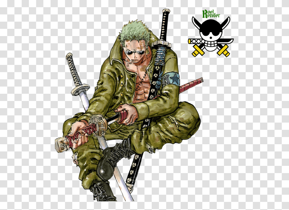 One Piece Zoro Render, Person, Costume, Face, Bow Transparent Png