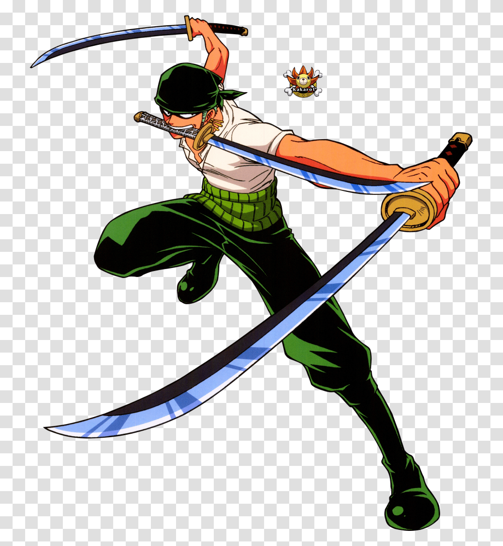One Piece Zoro Three Sword Style, Person, Human, Sport, Sports Transparent Png
